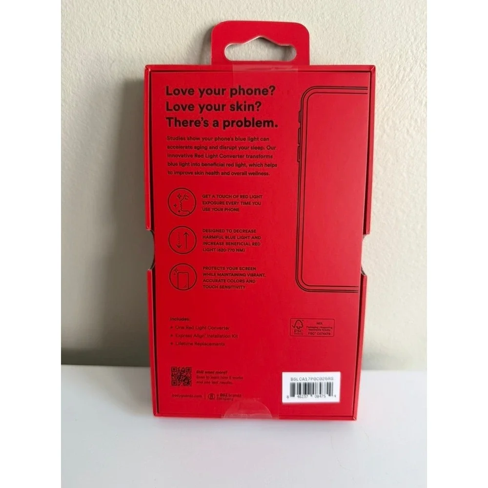 BodyGuardz Red Light Converter iPhone 17 Pro 16 Pro Screen Protector NWT